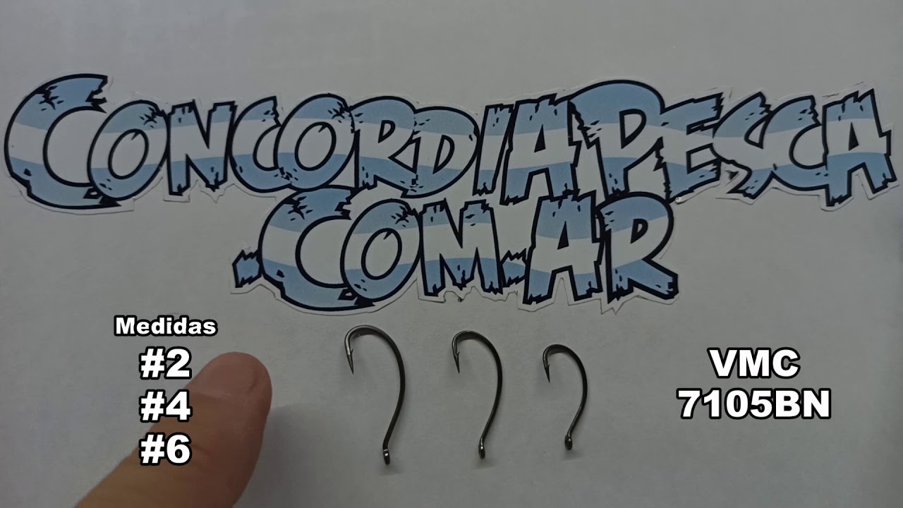 Que tipo de anzuelos usamos para las bogas en Concordia