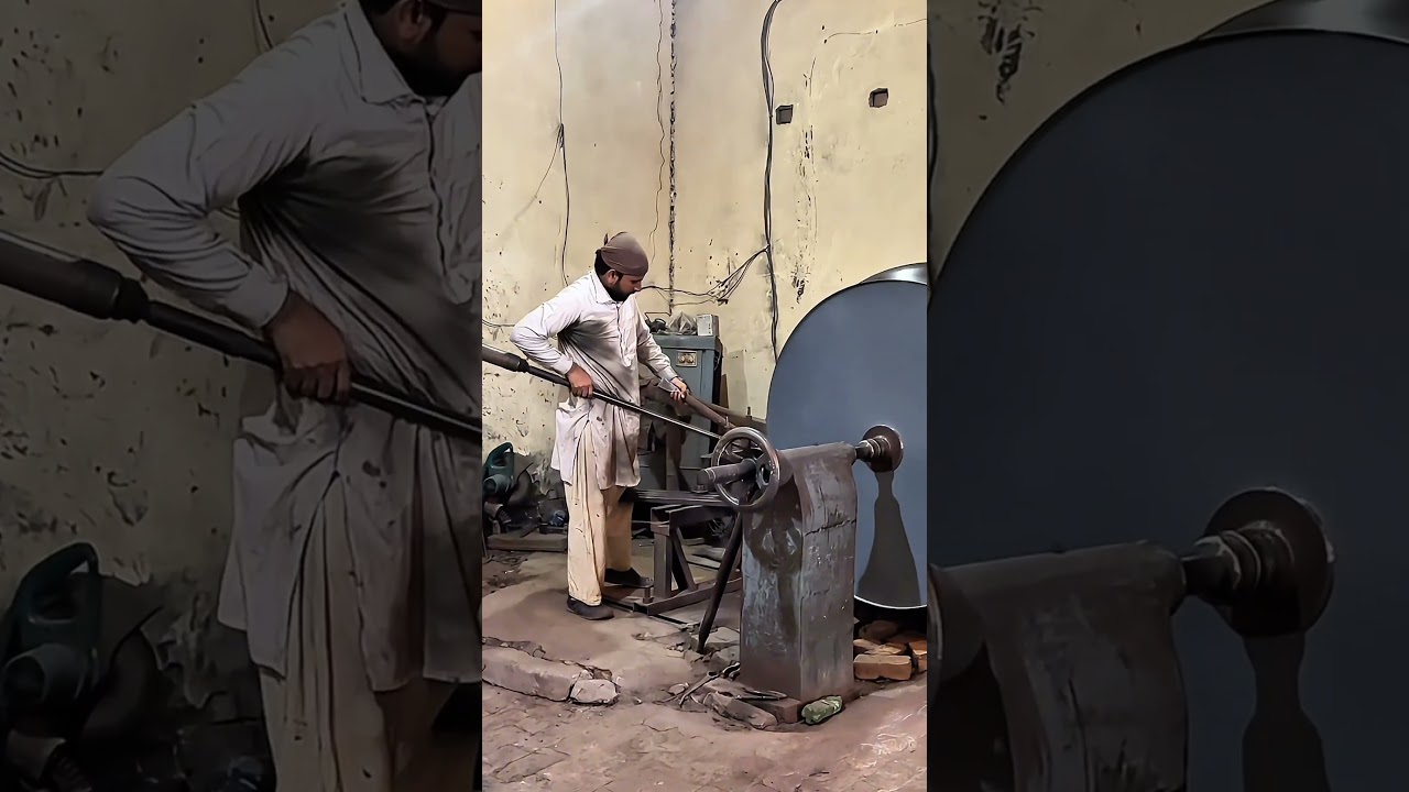 Crafting a Satellite Dish by Hand &ndash; Precision Metalwork! #shorts #skilledhands