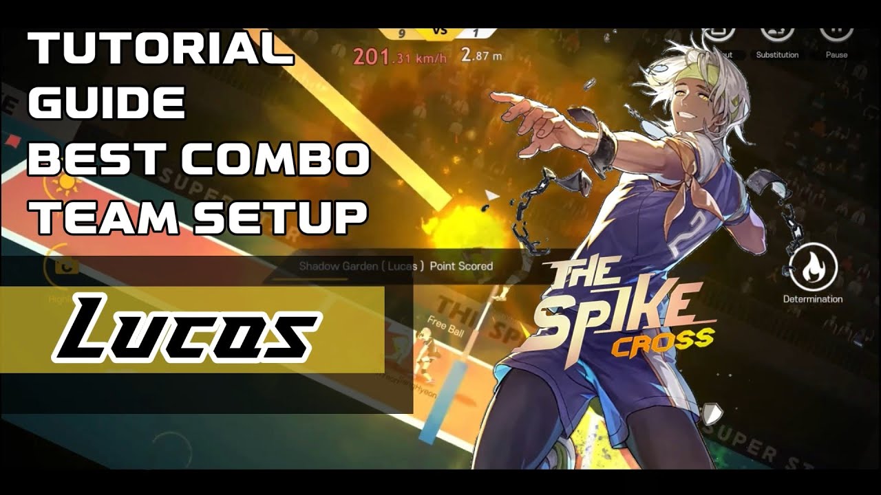 Lucas S+ Spiker Tutorial, Guide, & Best Combo Team - The Spike Volleyball Cross