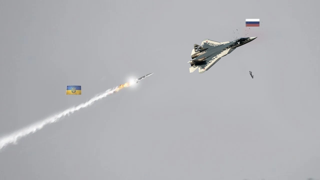 Пилот российского истребителя Су-57 погиб мгновенно после попадания украинской ракеты.