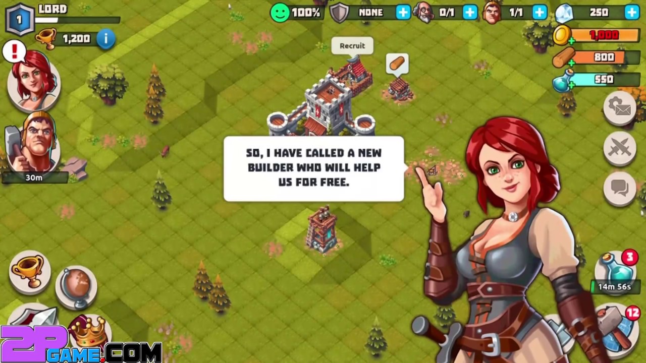 Lords & Knights - Medieval Strategy MMO - XYRALITY GmbH Level 1-2