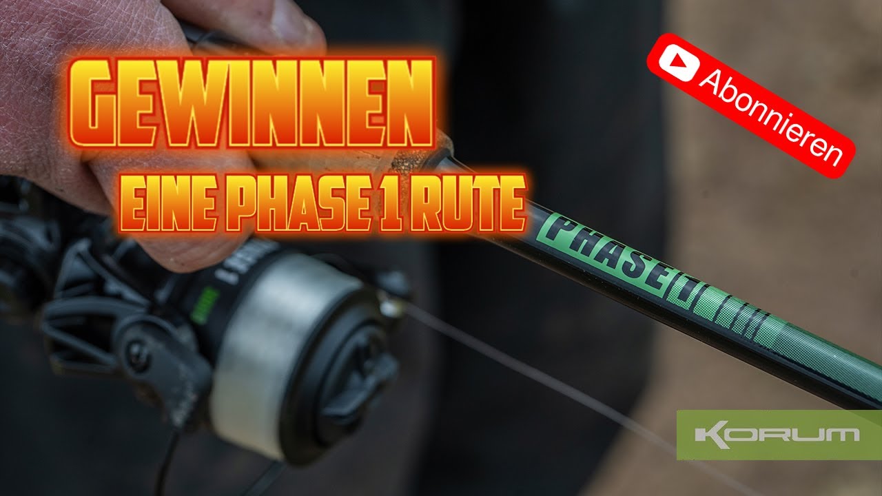 GEWINNE eine PHASE 1 RUTE!!! Korum Germany Gewinnspiel