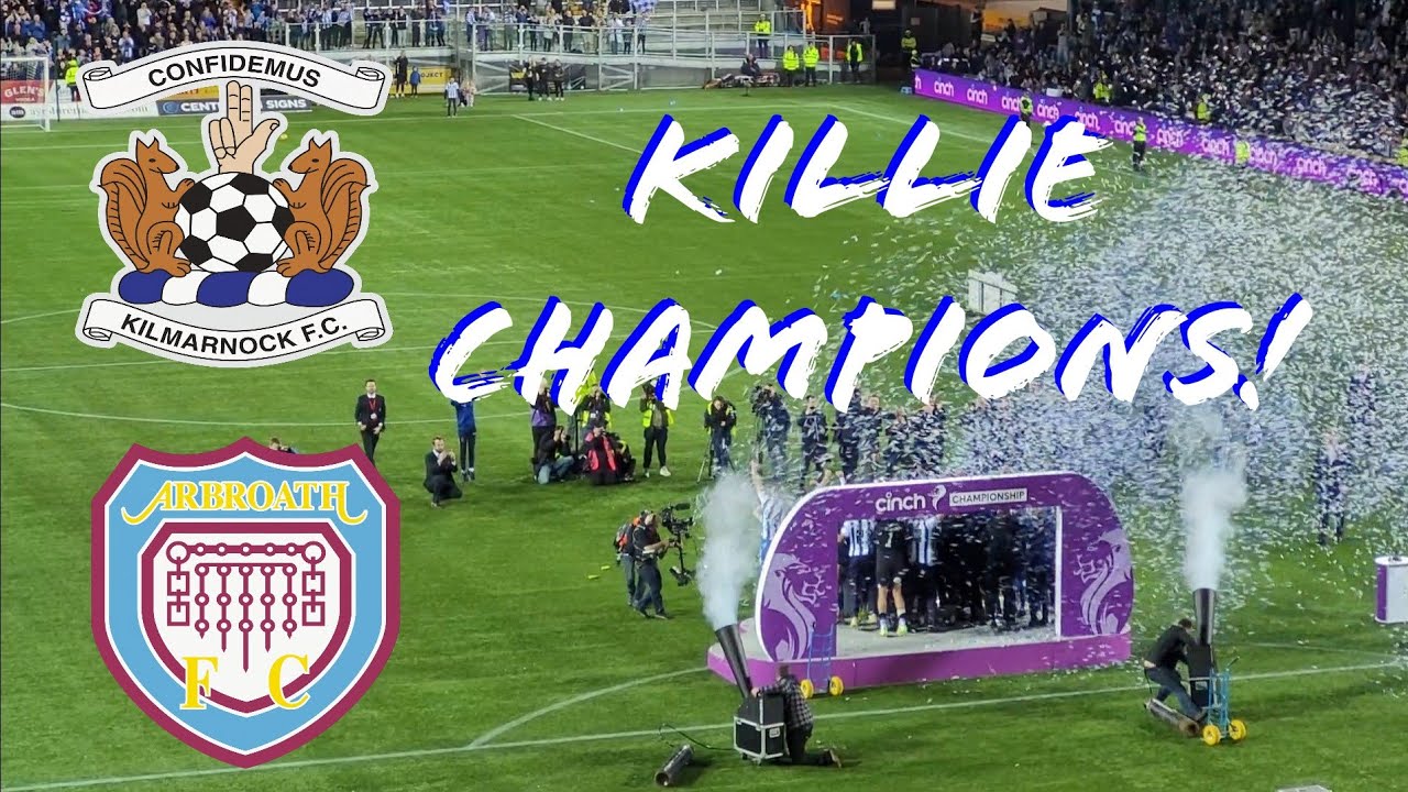 KILLIE CHAMPIONS! Championship decider against Arbroath.