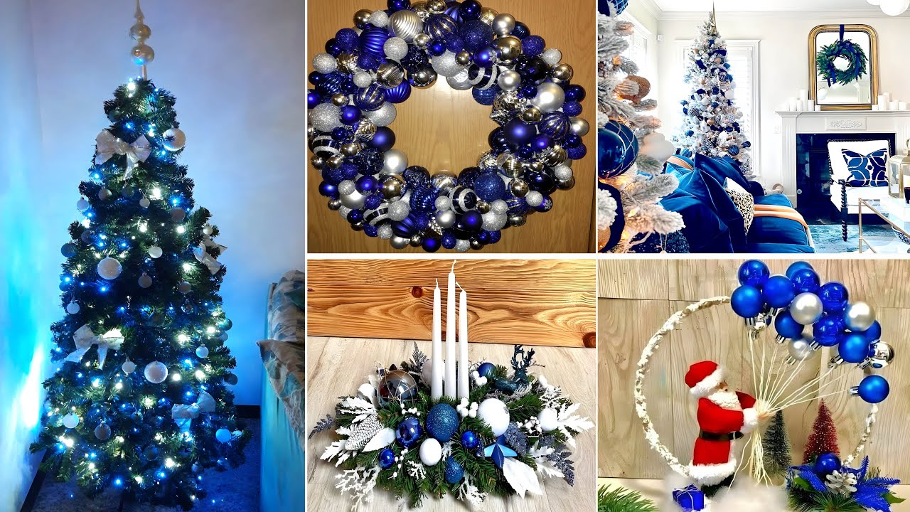 🎄+100 IDEAS GENIALES DECORACIÓN NAVIDAD COLOR AZUL - TENDENCIAS DECORACIÓN NAVIDEÑA 2024🎄