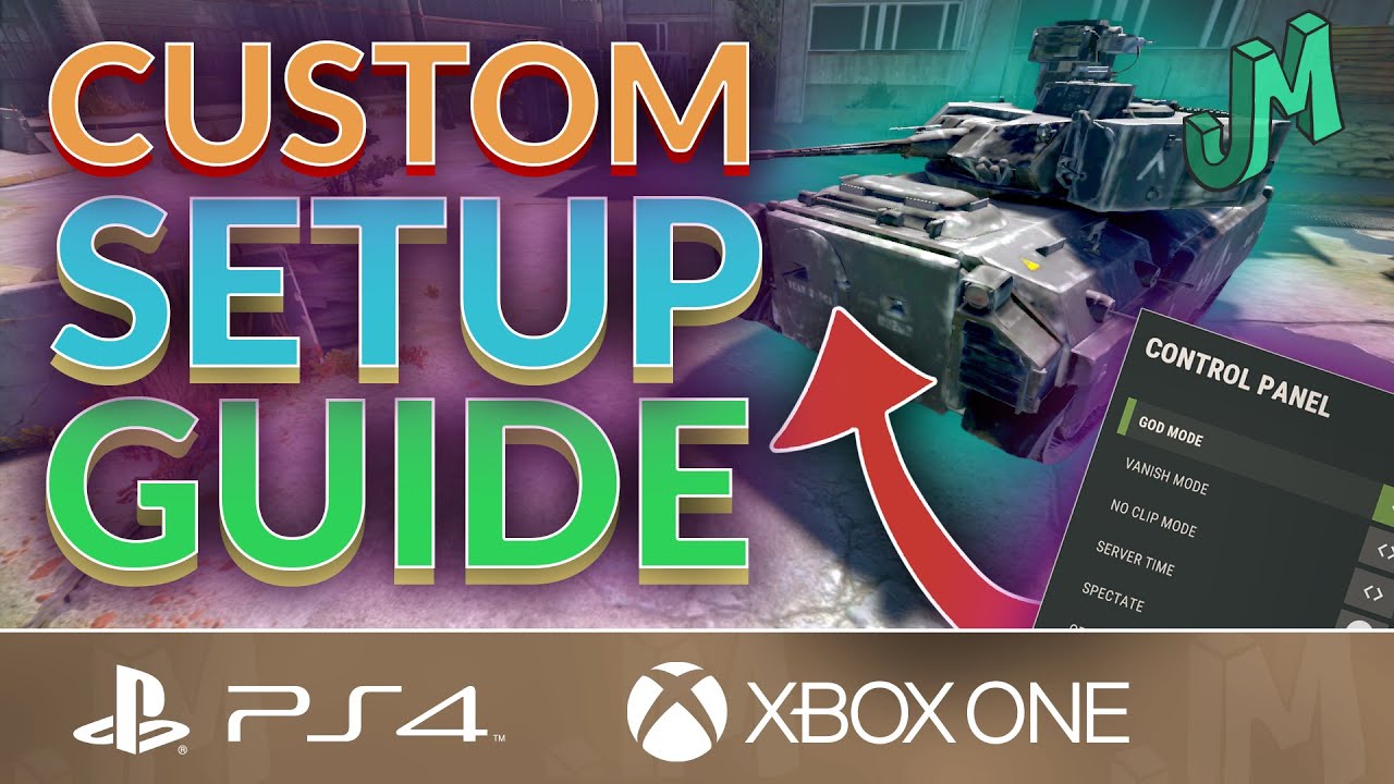 Custom Server Setup Guide 🛢 Rust Console 🎮 PS4, XBOX
