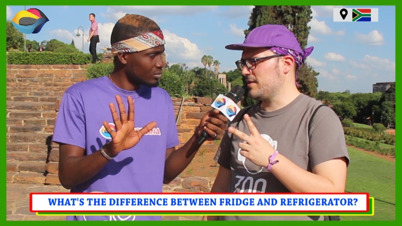 What's the Difference Between FRIDGE and REFRIGERATOR? Street Quiz South Africa | Street Quiz Mzansi