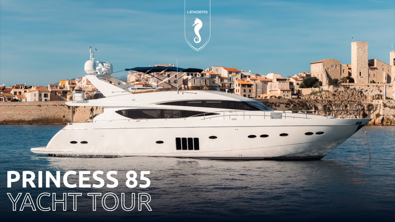Inside the Princess 85 Motor Yacht | Full Luxury Walkthrough