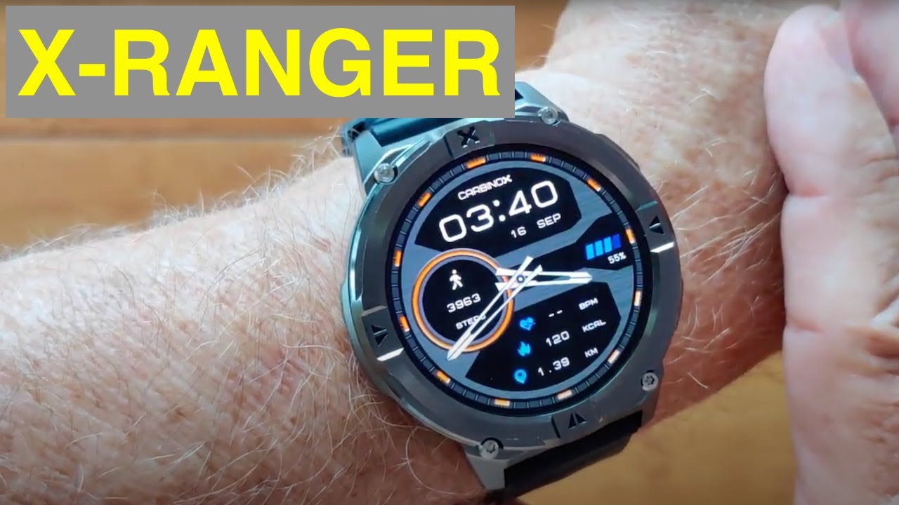 CARBINOX X-RANGER Rugged AMOLED Always-On Round Swimming Military Grade Smartwatch: Unbox & 1st Look