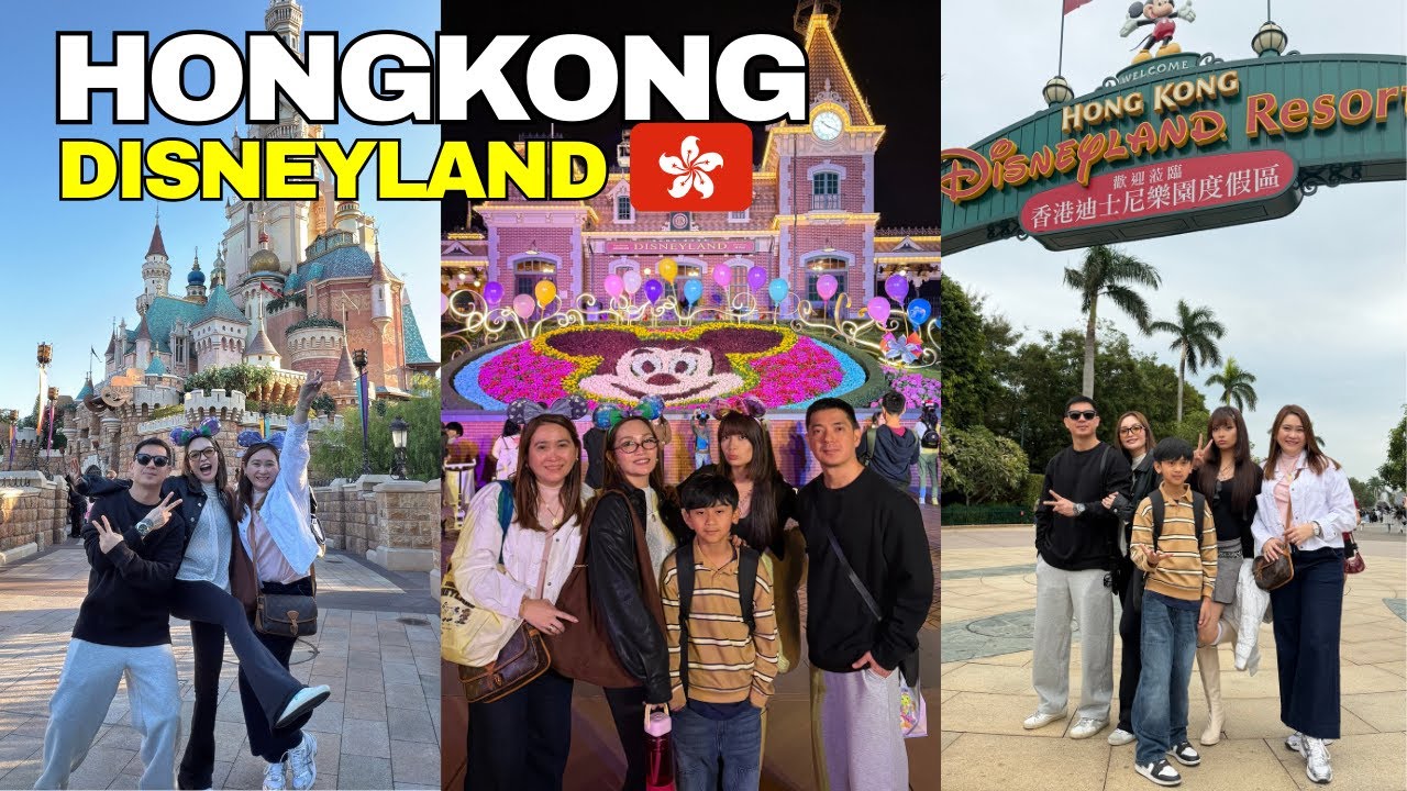 🇭🇰 HongKong Vlog Day 2 - HongKong Disneyland, Guide and Tips, Family Vlog, Klook #klook