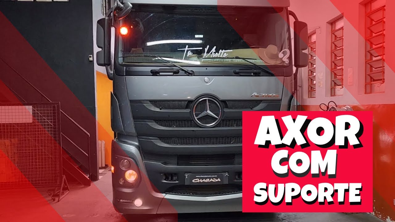 ACTROS COM SUPORTE REBAIXADO E ACCELO TEVE PREJUIZO DE $13.000,00