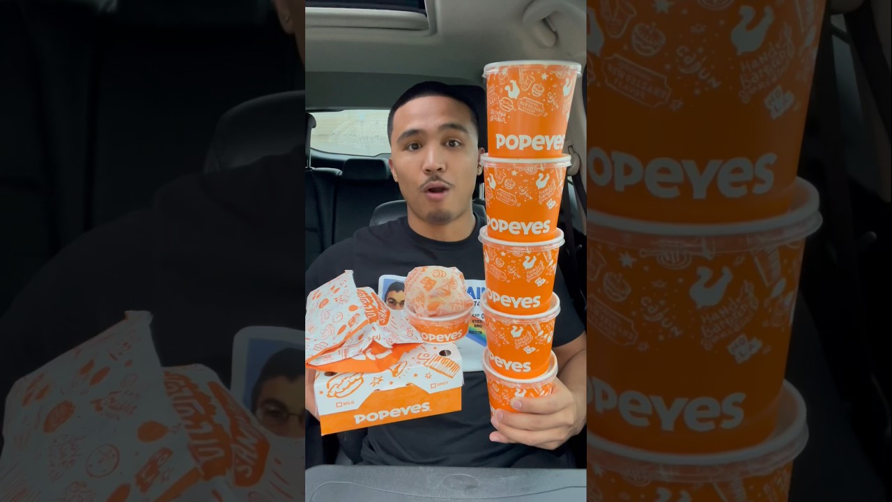 Does Popeyes have the best chicken?🍗 #shorts
