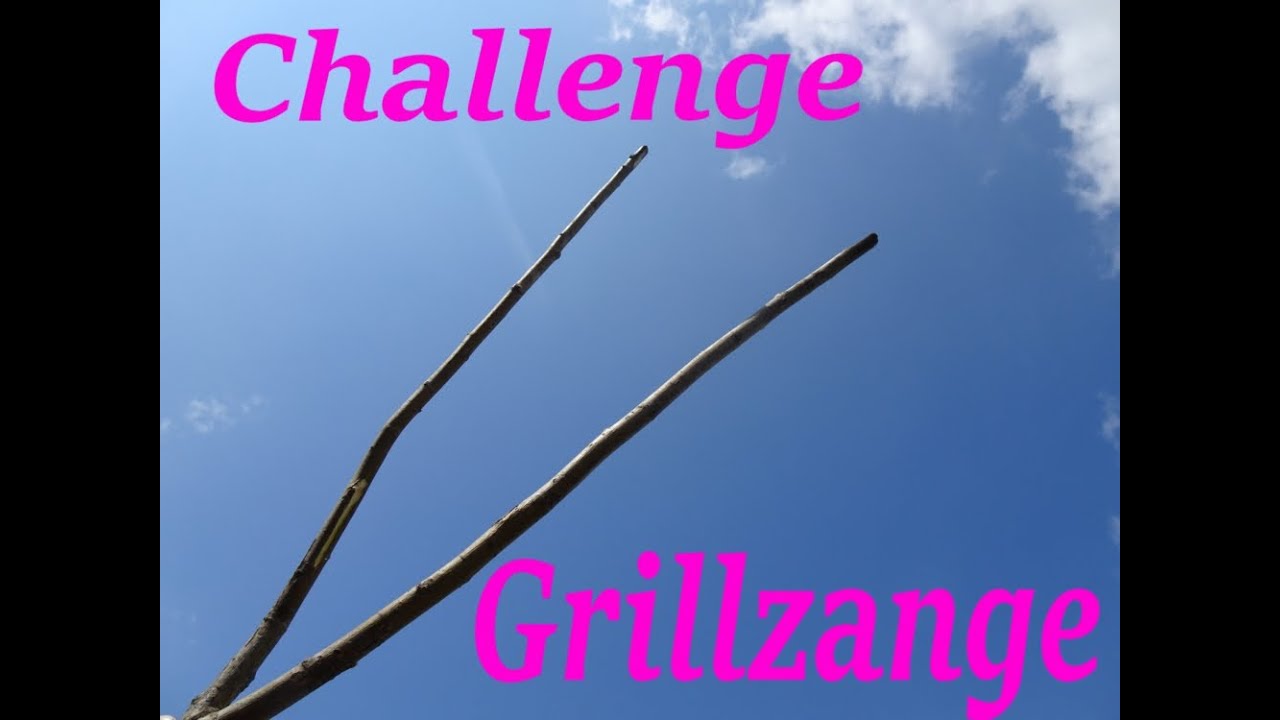 Challenge  - Grillzange anfertigen, DIY, Grillzange anfertigen nur mit Taschenmesser