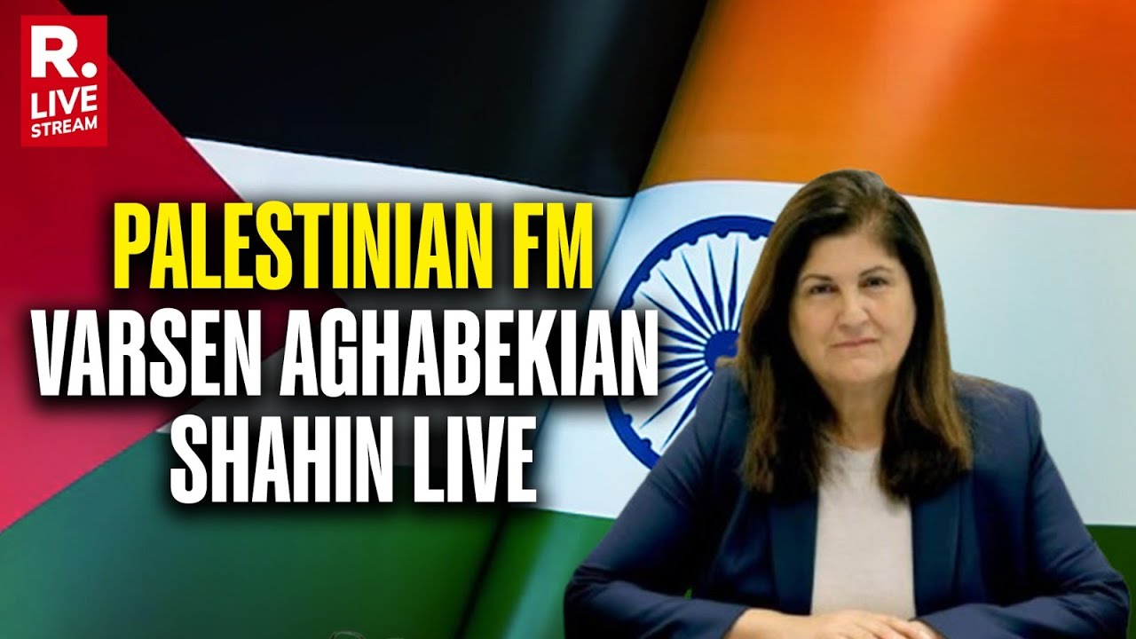 LIVE: Palestinian FM Varsen Aghabekian Shahin Speaks To Media | India-Palestine Relations