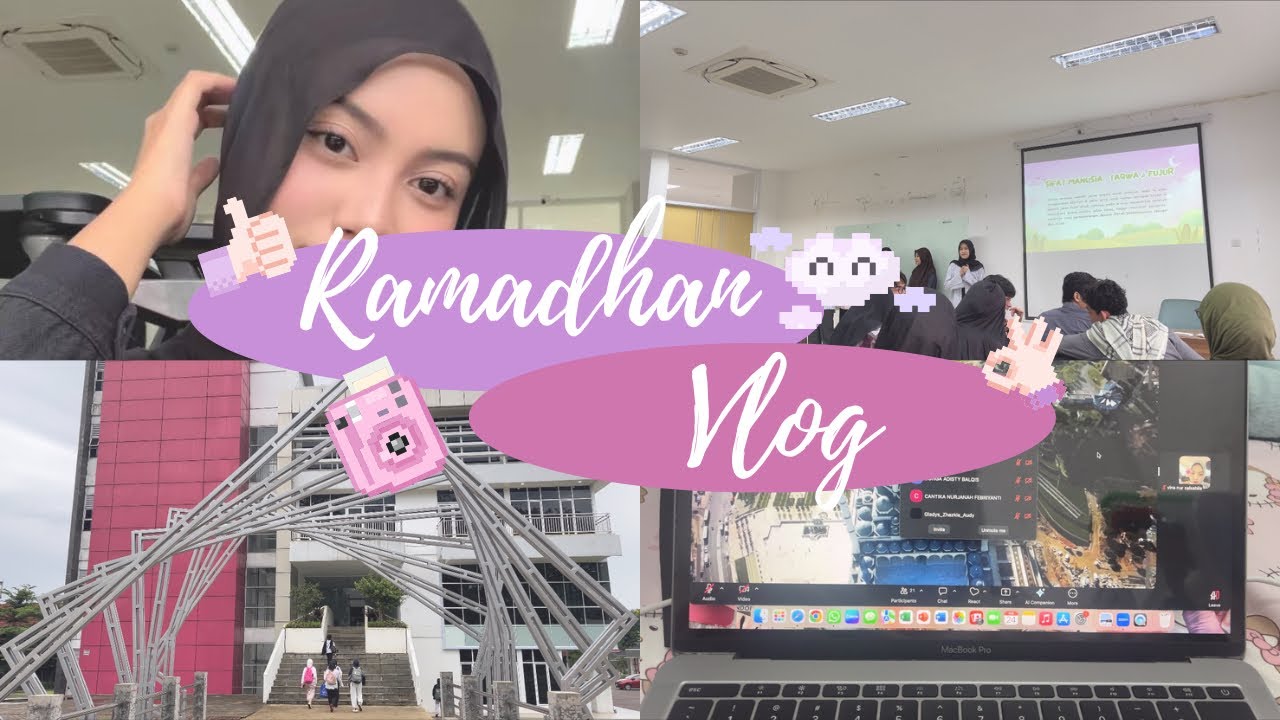 RAMADHAN VLOG 💗🧕🏻: ngampus saat ramadhan #adayinmylife #ramadhanvlog #ipb 