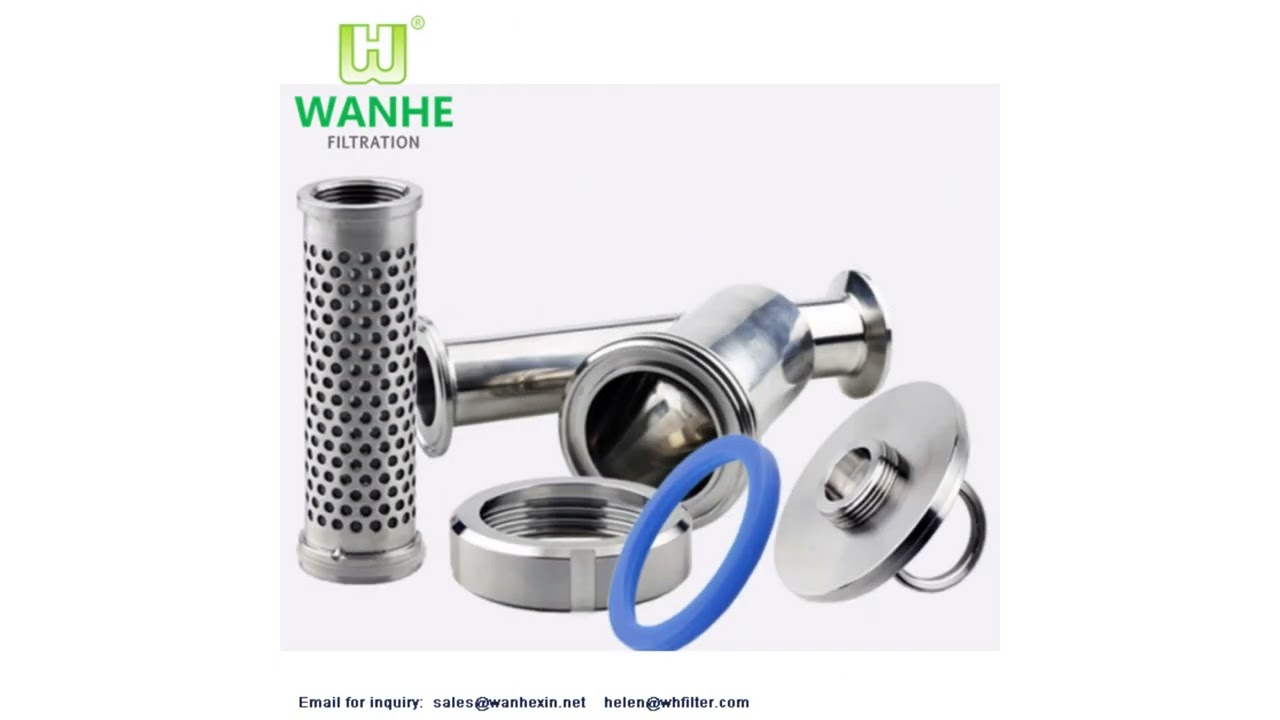 Energy Efficient High Filtration Accuracy SS304/316L Stainless Steel Y-type Water Filter