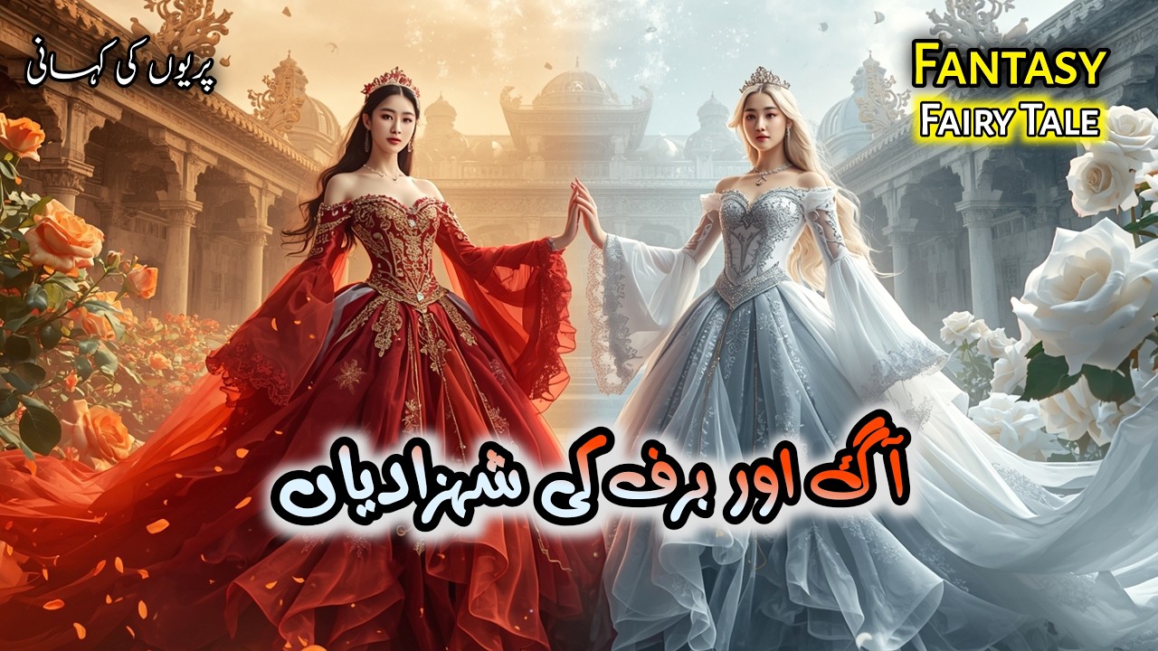 The Ice and Fire Princesses 🔥❄️ | Urdu Story | Hindi Fairy Tale #Fairytalesstory #urdufairytales