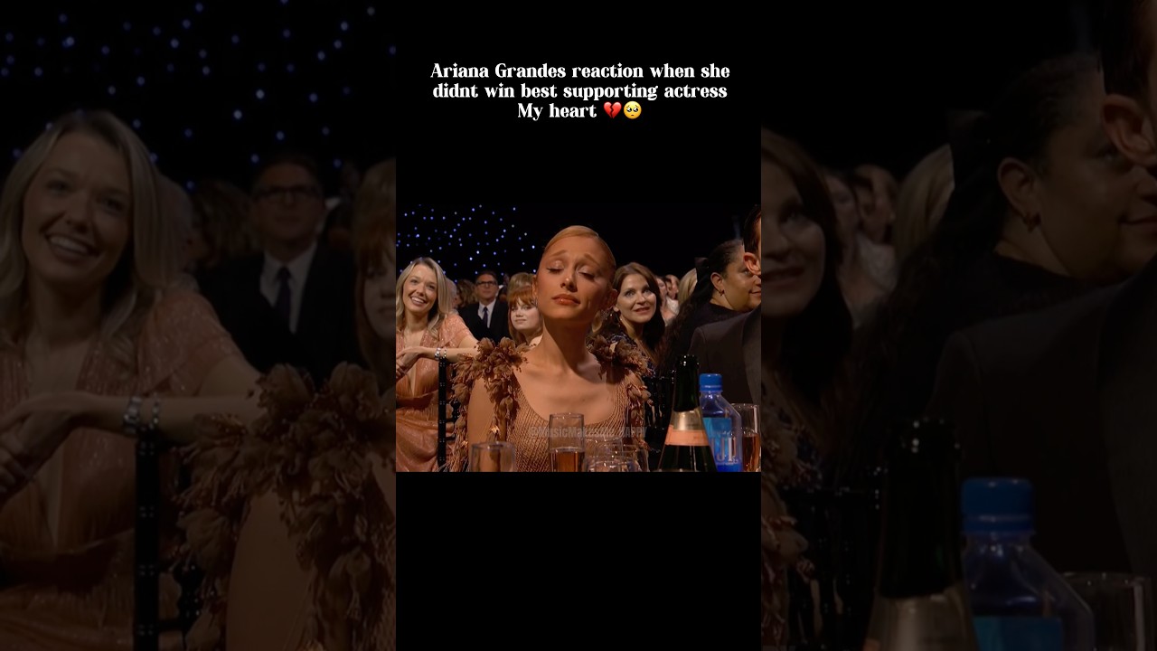Ariana cant hide her true feelings 🥺💔 #arianagrande #criticschoiceawards