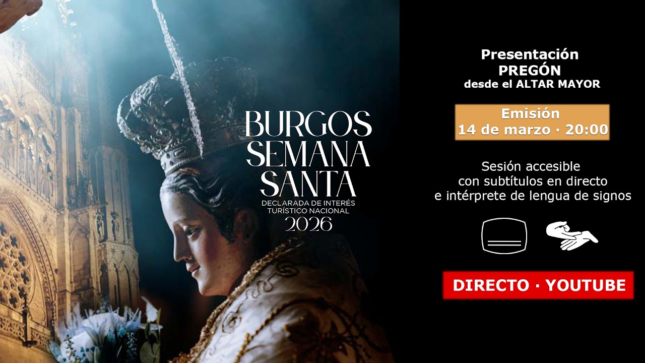 Pregón de Semana Santa 2026 BURGOS