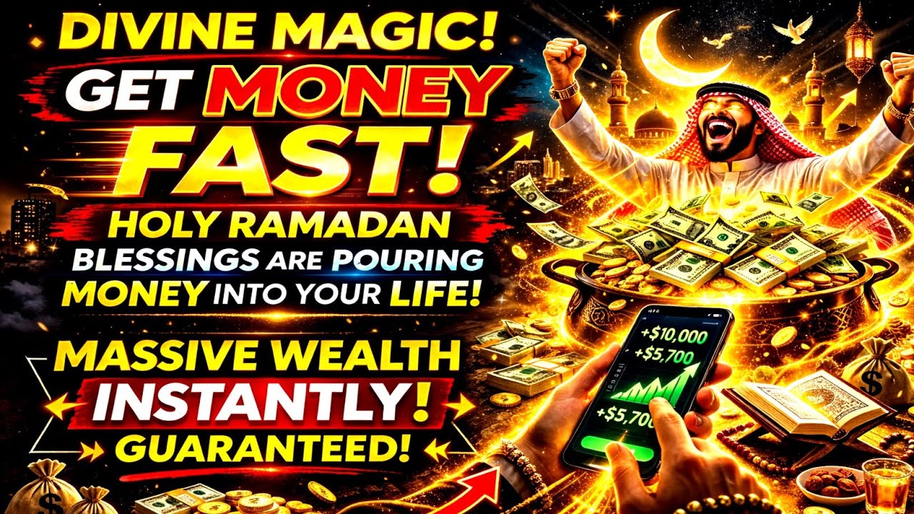 100% IN THE HOLY MONTH OF RAMADAN! Powerful Dua for Rizq, Wealth Comes Instantly!