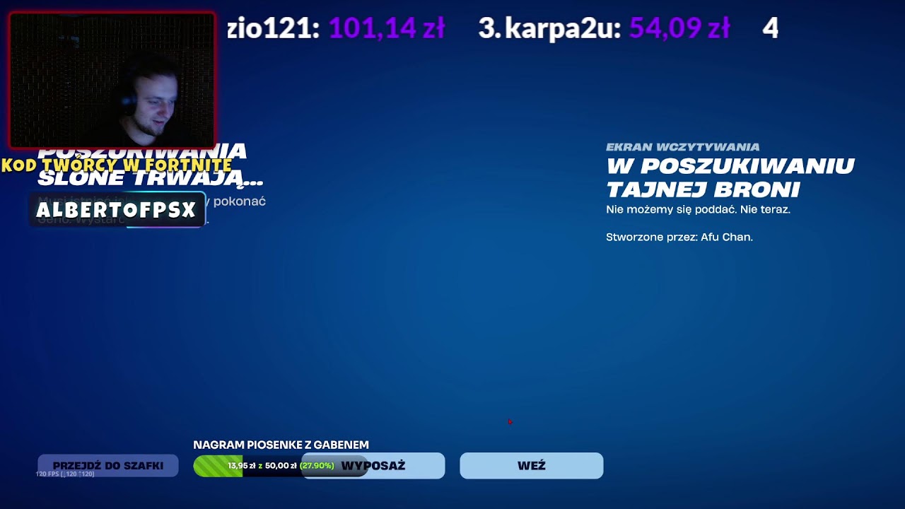 GRAMY Z WIDZAMI W FORTNITE! WKR&Oacute;TCE ROZDAJE VBUCKSY DLA WAS
