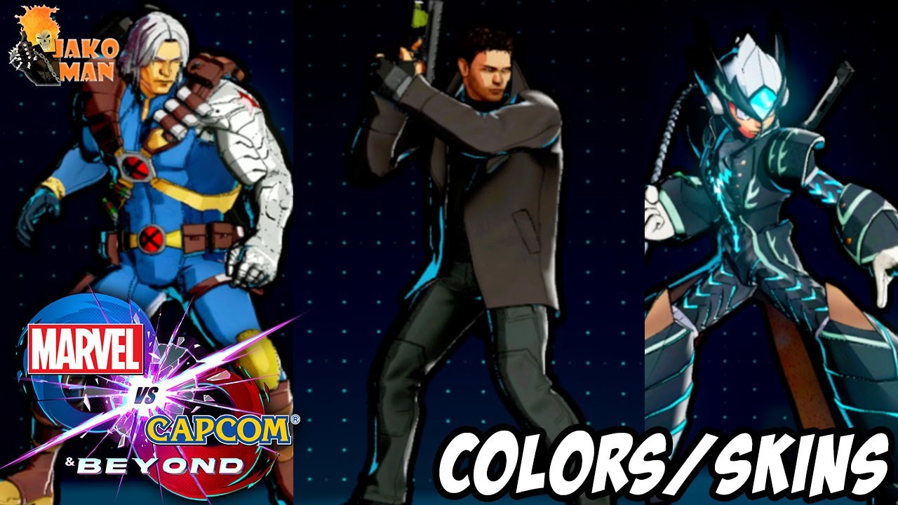 Marvel VS Capcom Infinite Beyond All Colors/Skins