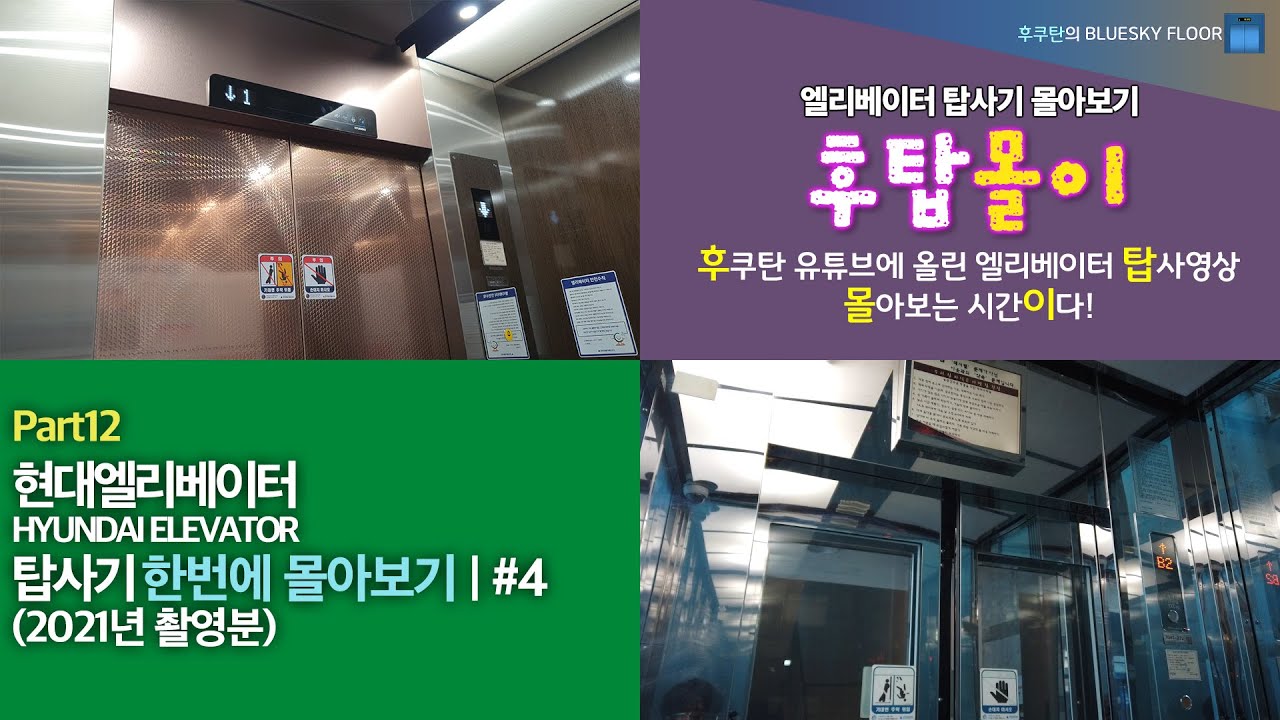 [후탑몰이] Part12. 현대엘리베이터 탑사기 한번에 몰아보기 #4 | 2021년 촬영분