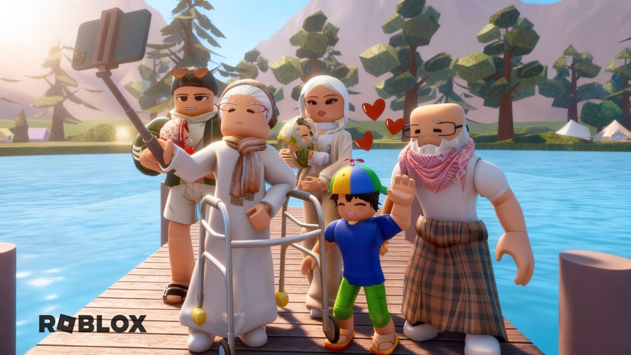 KAKEK & NENEK BERMAIN BERSAMA SI KEMBAR DI DANAU 💖 | Berry Avenue RP Roblox Indonesia