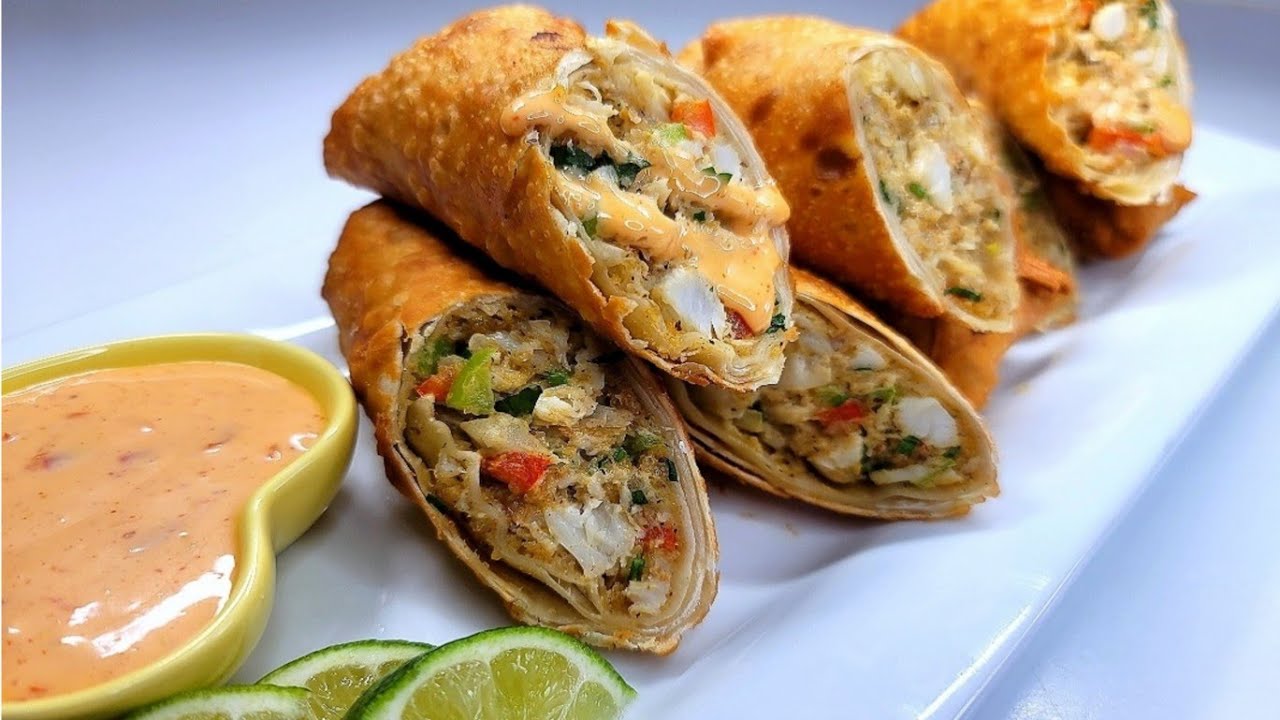 ЯИЧНЫЕ РУЛЕТЫ С МОРЕПРОДУКТАМИ | рецепт с крабом и креветками