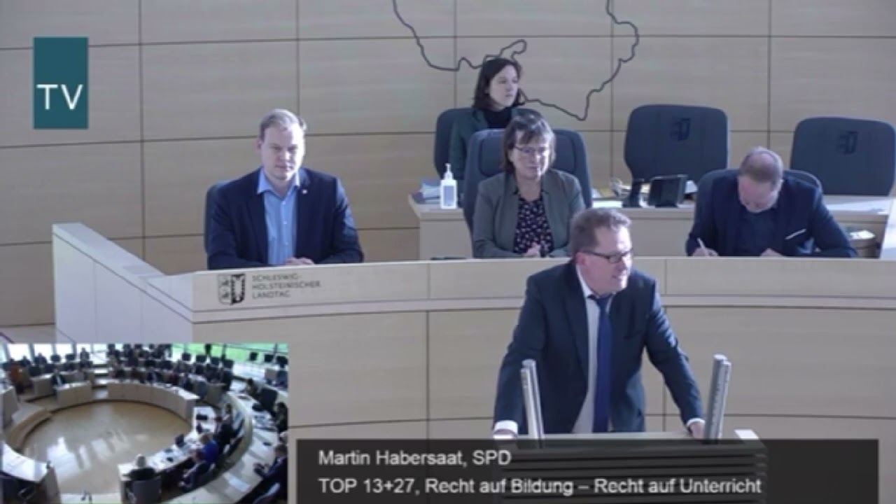 RECHT AUF BILDUNG – RECHT AUF UNTERRICHT | #landtagsh 🔴