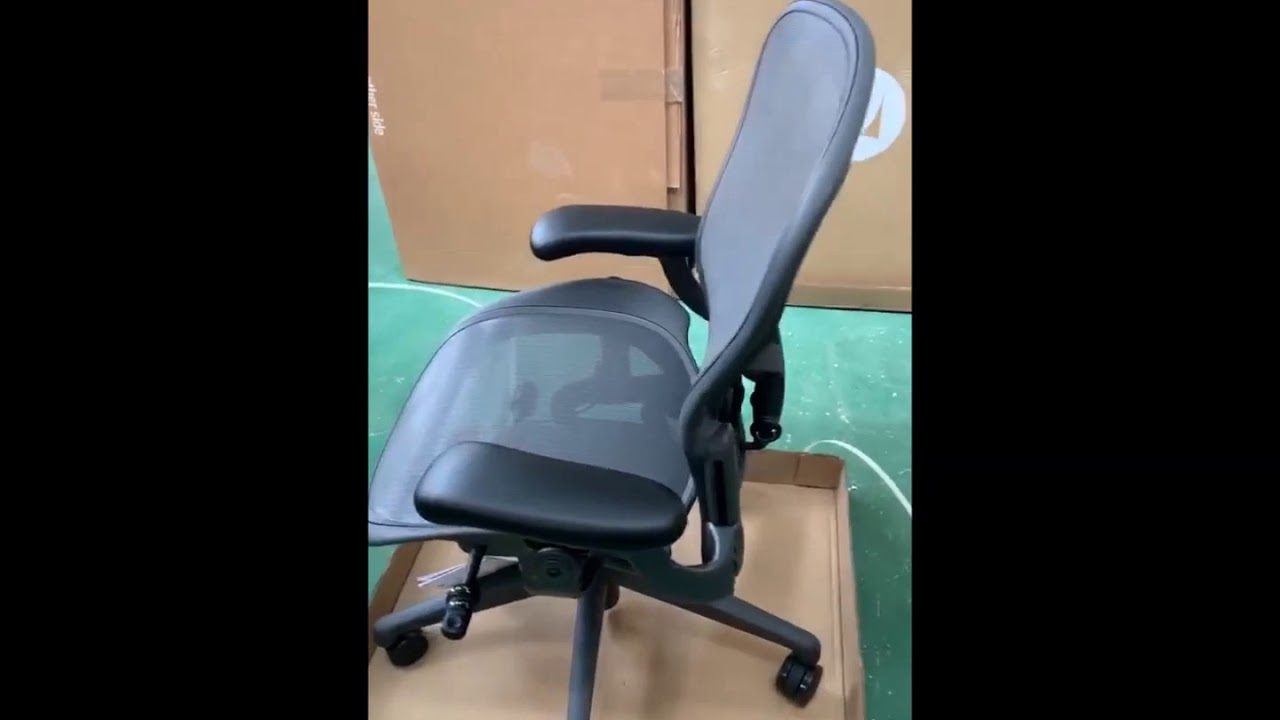 Herman Miller Remastered Aeron Chair unboxing Best Ergonomic office Gaming chair ever