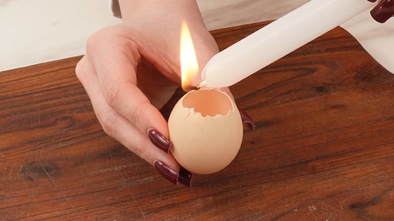 With an eggshell and a few drops of wax, your home will smell amazing instantly