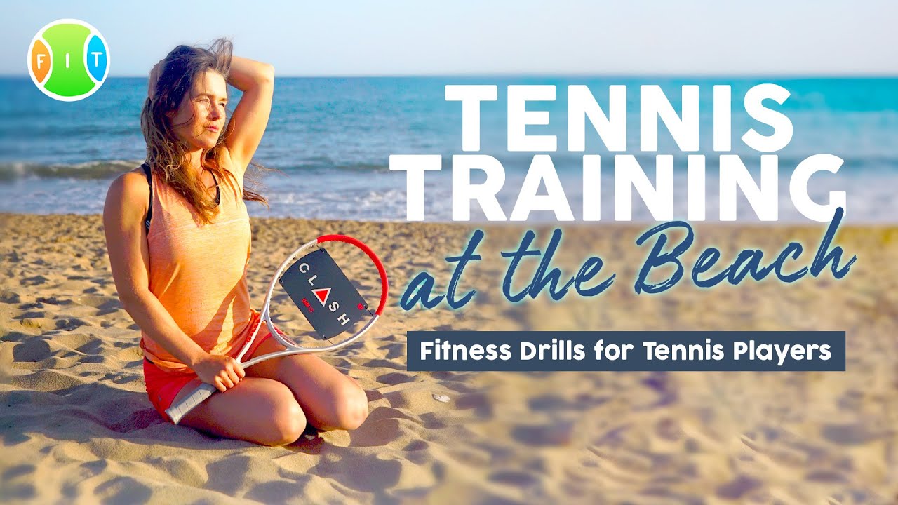 Entrenamiento físico para JUGADORES de TENIS en la PLAYA 🏖️🎾
