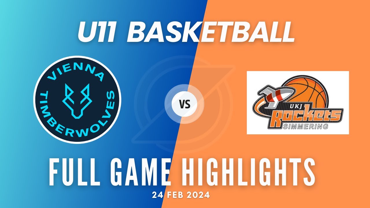 VIENNA TIMBERWOLVES VS UKJ ROCKETS | Full Game | U11 Basketball | 24.02.2024 | #kids  #basketball