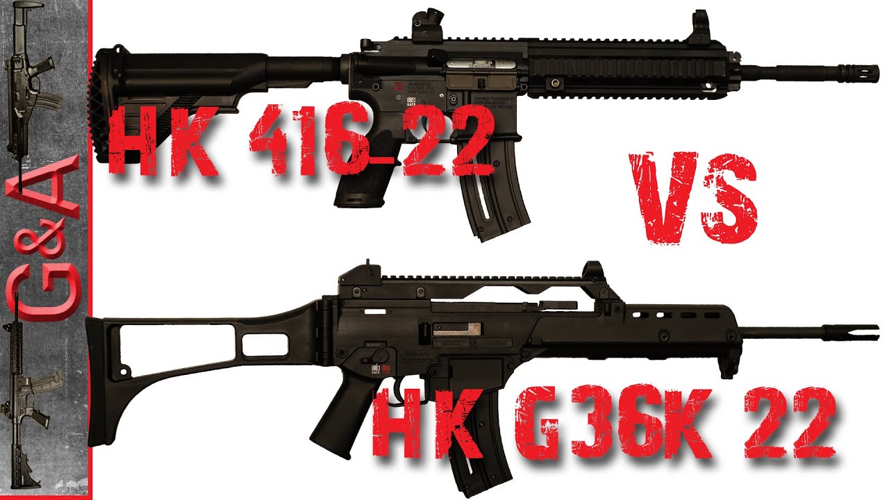 H&K G36K против H&K 416 22lr