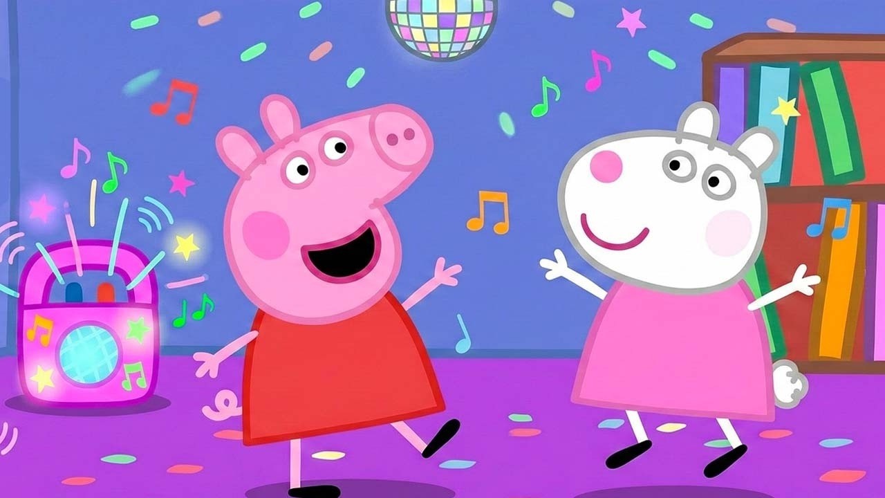 Peppa Wutz 💃 Die Ultimative Tanzparty! 🎵 Tanzen Mit Freunden! ✨ Cartoons Auf Deutsch
