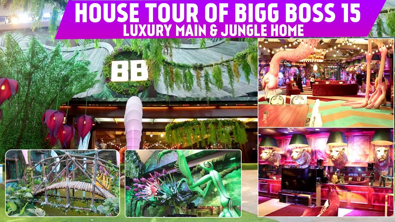 Bigg Boss 15 House Tour of Both Jungle & Main Home - Opulenet, Celestial, Mystical & Dreamy | BB 15