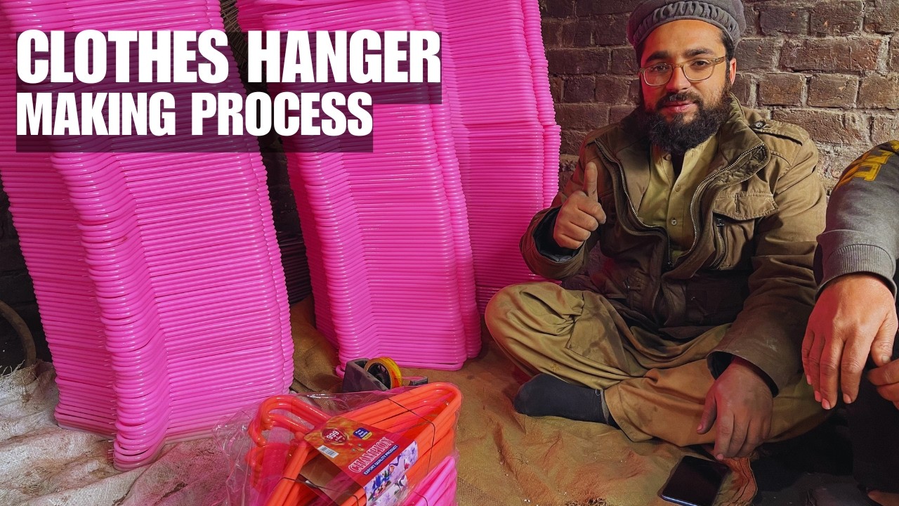 Clothes Hanger Making Process | Inside a Clothes Hanger Factory