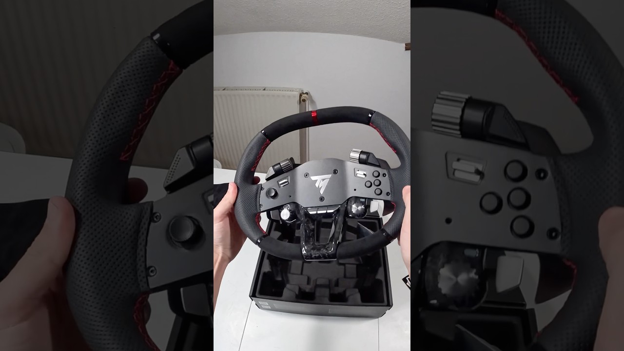 New Hypercar Wheel ADD-ON from Thrustmaster !! 😍 #thrustmaster #hypercarwheel #simracing #setup