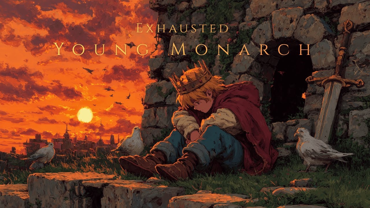 Medieval Fantasy Music for Rest & Reflection – Exhausted Young Monarch