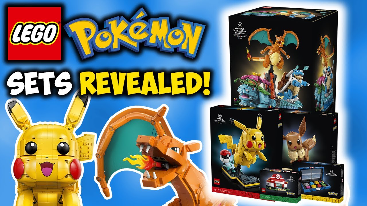 LEGO Pokemon Sets REVEALED! 🤯⚡Reaction and Breakdown!