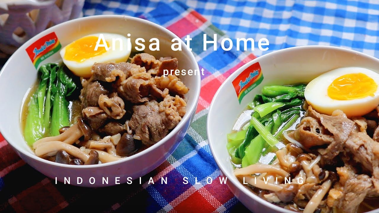 INDONESIAN SLOW LIVING IN THE COUNTRYSIDE | Making Beef Misoa & Healthy Purple Sweet Potato Cake 🍠🍫