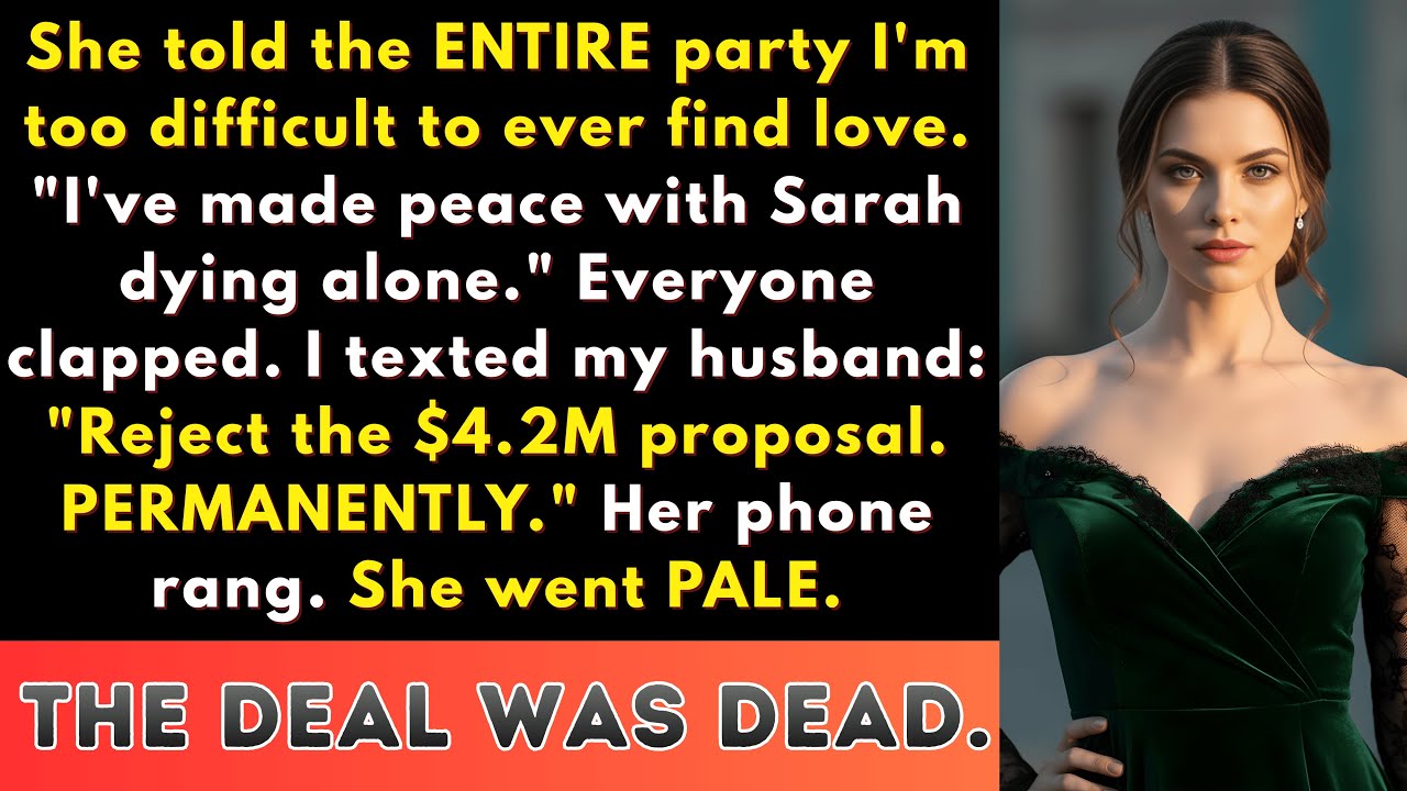 My Sister Said I'd Die Alone at Her Party, So I Destroyed Her $4.2M Career...