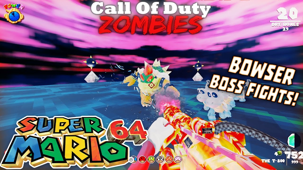 Beating the BEST Mario 64 Map Easter Egg!! | BO3 ZOMBIES