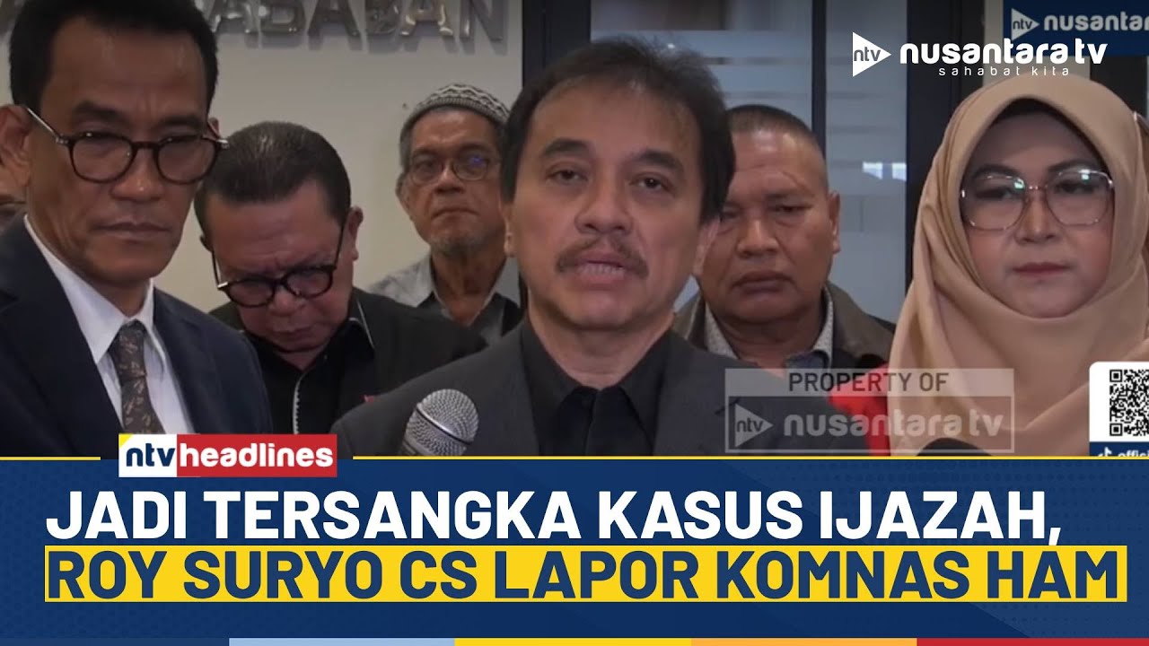 [LIVE] Roy Suryo Cs Ngadu ke Komnas HAM, Klaim di Kriminalisasi | NTV HEADLINES