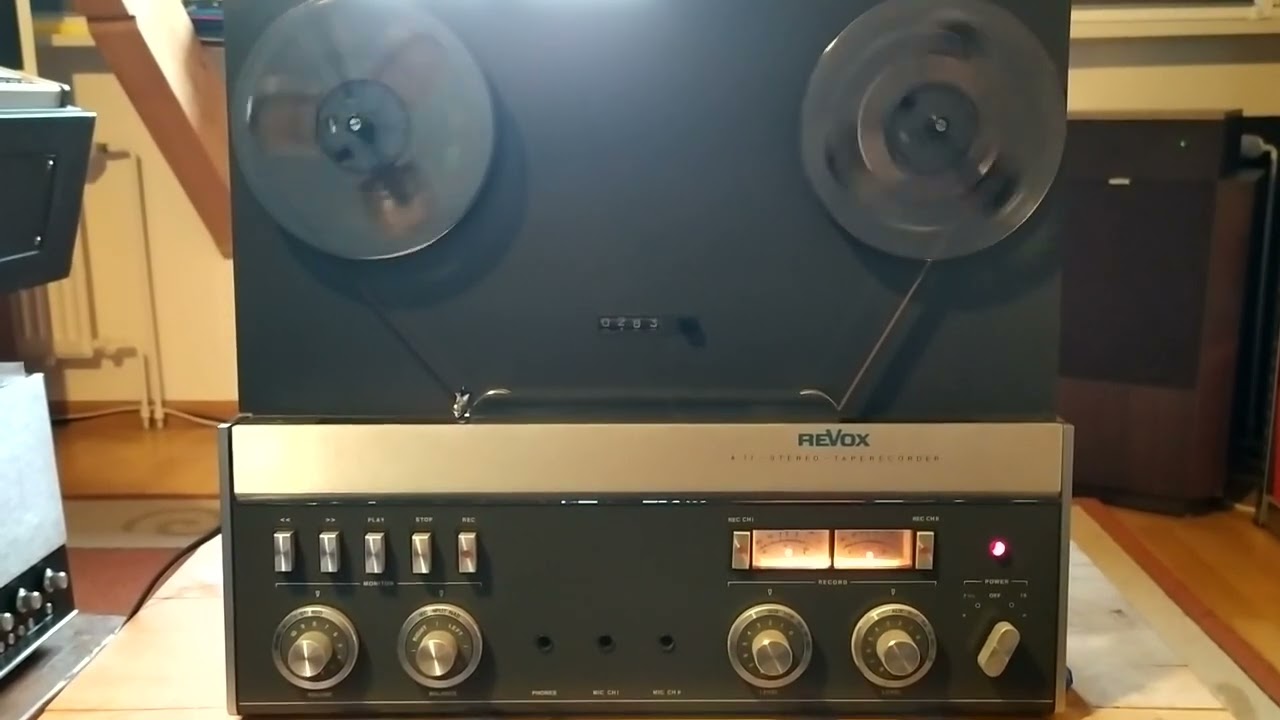 Revox A77 MKIV HS Test Aufnahme/ Wiedergabe