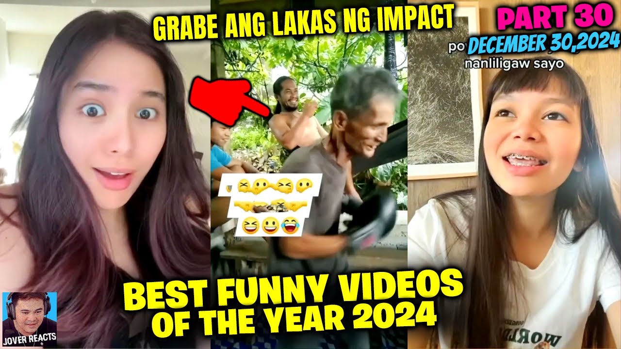😂 GRABE ANG LAKAS NG IMPACT | Best Funny Videos of the year 2024 PART 30 | Jover Reacts