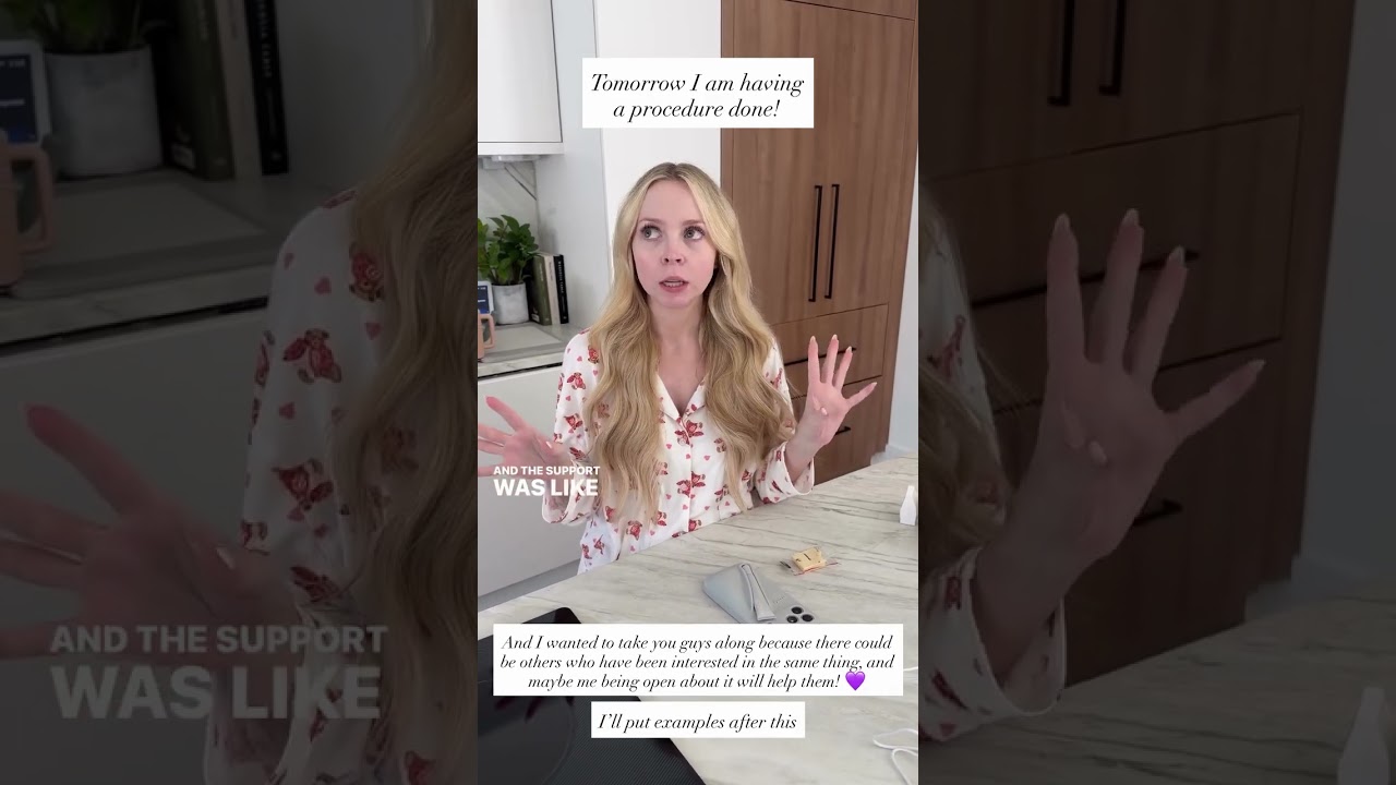 Tomorrow I'm having a procedure done! #shorts #subscribe