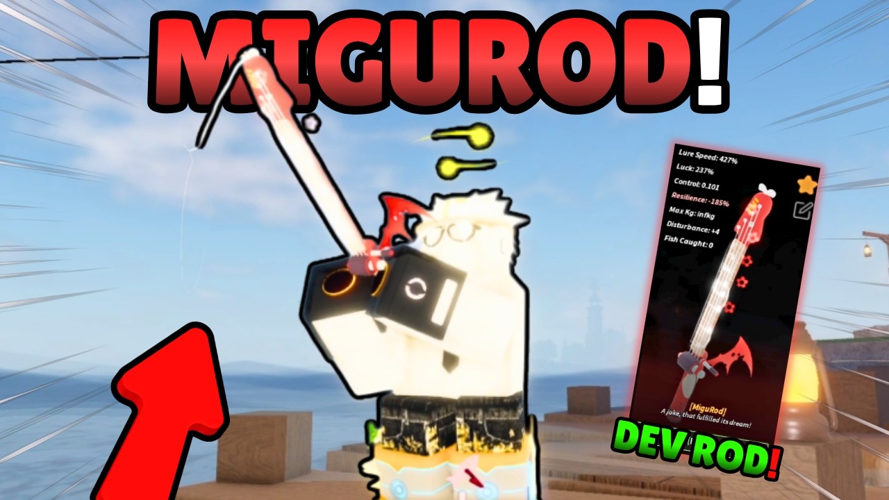 Obtaining NEW MIGUROD Developer Rod in Fisch! (WORTH IT?)
