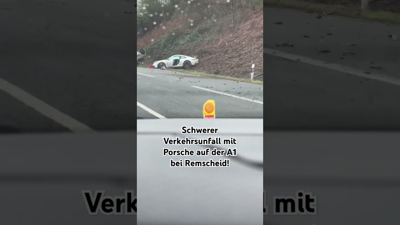 #Porsche #Unfall #Gt3 #Turbo #Remscheid #Polizei #Autobahn1 #A1