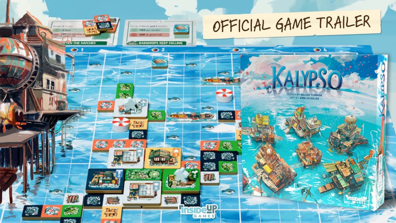 Kalypso Kickstarter Trailer 🐠 A cozy tile-laying survival board game launching Sept. 23!